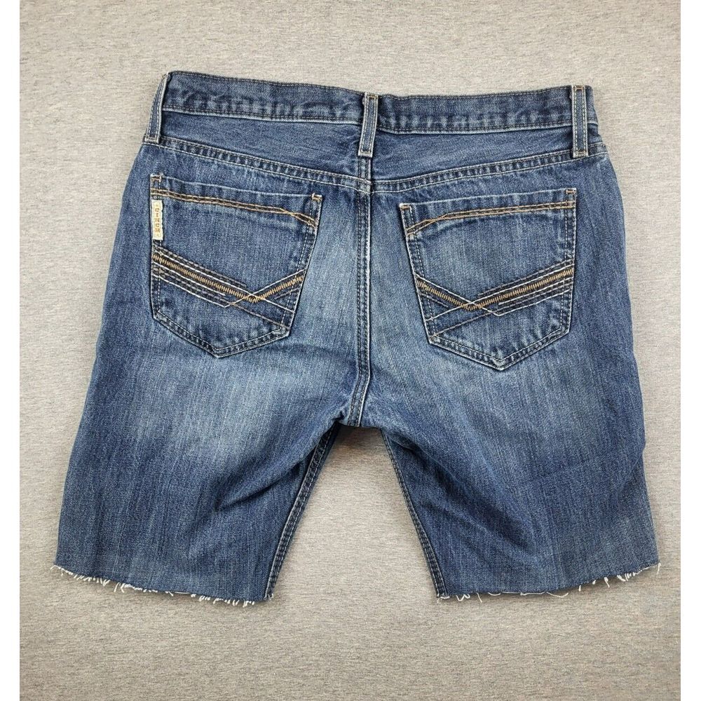 CINCH Ian Western‎ Cut-Off Jeans Rodeo Cowboy Denim Blue Men's Size 32 - Picture 2 of 11